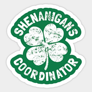 Shenanigans Coordinator _ St Patrick's Day Sticker